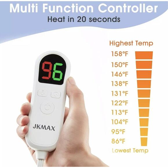 Heating Pad for Neck and Shoulders and Back - Weighted Heating Pad for Neck and - Picture 9 of 13